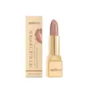 Batom Cremoso Metálico Zephoco Rosa Nude Hidratante Colorido Brilhante Suave Maquiagem Labial Volumizador Maquiagem Diária