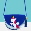 Dia das Crianças DIY Bolsa de TNT Artesanal Desenho Animado Material para Colagem Jardim de Infância Bolsas Brinquedos Educativos