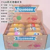 Juguete popular transfronterizo de plastilina tipo pudín, squishy para alivio del estrés, juguete squishy realista de frutas y verduras para alivio del estrés, venta al por mayor
