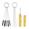 Conjunto de Ferramentas de Limpeza para Pistola de Pintura, Agulha para Chapa, Pincel de Pintura Spray para Reparo Automotivo, Escova de Limpeza para Caneta Spray, Atacado