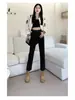 Jeans de Pierna Recta con Dobladillos Enrollados para Mujer con Forma de Cuerpo de Pera, Nuevo Estilo de Verano, Tallas Pequeñas y Grandes, Cintura Alta, Adelgazantes, Elásticos, Pantalones Cigarrillo