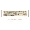 Nova Pintura Decorativa para Sala de Estar com Paisagem Chinesa Banner de Pintura Pendurado na Parede de Fundo para Sala de Chá Antiga e Escritório Pintura Tradicional Chinesa de Tang Bohu