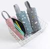 Bojin Estilo Coreano Simple ins Bolsa de Lona para Lápices Gran Capacidad Papelería para Estudiantes Bolsa de Lápices Lienzo Portátil Bolsa de Lápices