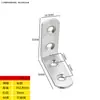 Código de Esquina de Acero Inoxidable Ángulo de Hierro/Soporte para Placa de Estante Soporte en Forma de L Conector Triángulo Pieza de Hierro Soporte de Código de Esquina de Ángulo Recto de 90 Grados