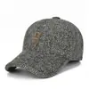 Chapéu Masculino Inverno Meia-idade e Pai Velho Beisebol Boné Espessado Quente Proteção Ear Cap Outdoor All-match Old Man Cap