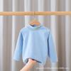 Camiseta de Manga Longa para Meninas Estilo Outono e Inverno Camisa Básica Grossa de Veludo para Meninos Top com Estilo Estrangeiro Roupa Térmica Infantil