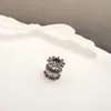 Retenção de Cor Alta Ouro 14K Preenchido Micro-Incustado Zircônia Full Diamond Cintura Fina Espaçador Cristal DIY Pulseira Contas Acessórios Atacado