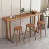 Mesa de Entrada y Taburete Divisor de Habitación Pequeña para Hogar Nórdico Mesa Larga de Barra de Ocio Montada en la Pared Mesa Plegable de Barra