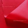 Fornecimento Vermelho 210D Nylon Oxford Pano Transparente PU Revestido À Prova D'Água Bolsa de Montanhismo Bolsa de Maquiagem Tecido de Alta Qualidade