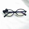 Subcultura Hello Kitty Laço Oval Preto Armação Estampa de Leopardo Óculos Lisos