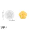 Molde de vela de aromaterapia de flores 3D transfronterizo diy pétalo de rosa expansión de fragancia yeso jabón hecho a mano molde de silicona
