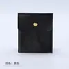 Bolsa de Joyería de Cuero de PU con Boca en Ángulo Recto Personalizada de Fábrica Bolsa Metálica con Cierre a Presión para Joyería Bolsa de Almacenamiento de Terciopelo para Anillos y Collares
