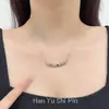 Collar con Puente Arcoíris Sonriente de Joyería Colorida Dopamina de Verano, Diseño de Nicho, Exquisito y de Alta Gama, Elegante Accesorio de Cadena para Clavícula para Mujeres