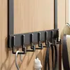 Gancho Atrás da Porta, Sem Necessidade de Furos, Cabideiro, Rack para Armazenamento de Roupas, Rack Pendurado para Porta de Entrada, Gancho de Parede para Roupas, Tipo Atrás da Porta
