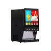 Máquina comercial de bebidas instantáneas de doble temperatura usa mezclador de polvo instantáneo y líquido de mermelada tipo 3+2 para exportación transfronteriza