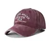 Comércio exterior novo chapéu de algodão lavado boné de beisebol bordado boné boné chapéu de sol Amazon versátil chapéu de sol personalizado