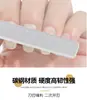 Set de cortauñas de aleación de zinc, cortauñas de acero inoxidable con cuchillas inclinadas y planas, tijeras para cortar uñas domésticas, lima de uñas de vidrio