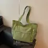 Bolsa de Tote de Nylon Grande Versátil Casual Japonesa para Estudiantes Universitarios Bolso de Hombro Único para Clase Viaje de Negocios Viaje Transfronterizo Bolsa Grande
