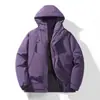 Chaqueta de Algodón Graphene Assault para Hombre Otoño e Invierno 2025 Nueva Marca de Moda Gruesa Engrosada Cálida con Forro Polar