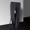 Pantalones de Verano de Alta Gama a Prueba de Tres Cosas, Pantalones Casuales para Hombre, Pantalones de Secado Rápido para Hombre, Pantalones Occidentales, Cintura Elástica para Hombre