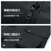 Chaqueta de Hombre Danbaoni Spring Nueva Marca de Moda con Cuello Alto, Cremallera, Corte Holgado Casual, Chaqueta Exterior Versátil a Prueba de Viento.