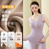 Chaleco Térmico de Cachemira Seda Terciopelo Hecho a Medida Oem para Mujer con Almohadilla en el Pecho y Terciopelo Engrosado Invierno Seamless para Usar Debajo