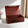 Caja de Tarjetas de Color Caja de Muestra Personalizada Caja de Muestra de Azulejo Cuarzo Pizarra Azulejo de Vidrio Caja de Tablero de Madera de Alta Gama Caja de Muestra de Material