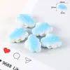 Almohada de Estrella de Cinco Puntas Esmerilada con Relieve Acrílico Gato con Cuentas Pulsera DIY Colgante Cadena de Teléfono Llavero Accesorio