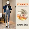 Calça de Tubarão com Cintura Alta e Forro de Lã para o Inverno, Sem Costura e Espessada, com Controle de Barriga, Adequada para Yoga, Disponível para Dropshipping