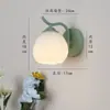 Luminária de Parede para Corredor de Sala de Estar Cor Creme Estilo Pastoral Francês, Luminária de Flor de Lírio-do-Vale Vintage para Cabeceira de Quarto