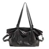 Bolso Retro para Mujer de Gran Capacidad 2026 Nuevo Estilo Bolso Cruzado de Hombro Único Textura de Alta Calidad Informal Color Sólido Bolso Grande