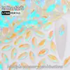 Rinestones Marquisa Planos 4.2*8mm Accesorios para Uñas Rhinestones Irregulares Planos Decoraciones de Uñas Usables Rhinestones para Uñas Venta Caliente al por Mayor