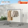 Varal de Tubo de Aço Galvanizado para Secar Roupa para Exterior Dobrável, Varal Doméstico para Pendurar Roupa na Sacada, Varal Simples para Roupa e Colchas, Tubo de Água de Vareta Única