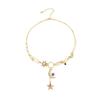 Kenjie Moneda Misteriosa Diamante en Relieve Colgante Pequeño Collar Gargantilla para Mujer Moda Transfronteriza Europea y Americana
