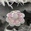 Flor de Cuentas de Cristal Flor Tela Adhesivo Suéter Abrigo Decorativo Estéreo Flor Decorativa Hecha a Mano Accesorios de Prenda DIY