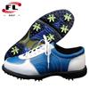 Fornecimento Direto da Fábrica Sapatos de Golfe Masculinos Antiderrapantes Respiráveis Travas Móveis Podem Ser Personalizados com Logotipo