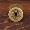 Moneda de Cobre Qianlong Tongbao Cobre Puro Engrosado Imitación Dinastía Qing Feng Shui Umbral de Presión Cha Adornos de Dinero Grande Resuelven Puerta a Puerta