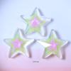 Serie de brillo estrella estrella de cinco puntas diy funda de crema para teléfono marco de fotos caja para audífonos accesorios resina accesorios de joyería