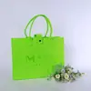 Bolsa de fieltro tipo tote, bolso de mano, bolsa de compras para eventos del Festival de Medio Otoño, bolsa de fieltro, bolsa de regalo bancaria