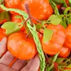 Venta al por mayor Productos Agrícolas Artificiales Brochetas de Frutas y Verduras Decoración de Ratán Decoración de Granja Brochetas de Espuma de Fruta Artificial Maíz