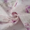 Vestido Camisa Delgado de Algodón Poliéster Estampado Digital de Ramo Tridimensional de un Solo Hilo Primavera, Verano y Otoño Tejido Transpirable Vintage