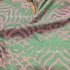 Rama Fría Nuevo Tejido Jacquard de Seda de Dos Colores Satén Microelástico Primavera y Verano Retro Estilo Nacional Vestido Tela Cheongsam