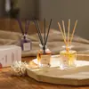 Difusor de Aroma Sem Chama Personalizado 50ml para Quarto de Hotel Doméstico, Aroma Duradouro Difusor de Aroma com Varetas de Rattan Coloridas