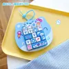 Aperte os problemas Gato Divertido Formato de Gato Teclado de 10 Teclas Chaveiro Descompressão Mochila Infantil Pingente Brinquedo Fonte