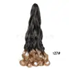Peluca de Rollo Grande Francés Africano Europeo y Americano al por Mayor Peluca de Cabello para Trenzas Rizado Francés 150g