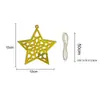 Jm868-871 Festival Cultural de Oriente Medio Proverbios Adornos Colgantes Decorativos Luna y Estrellas Acrílico Espejo Tridimensional Decoración Colgante