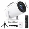 Proyector Factory HY300 HD 4K para Proyección en Pared de Hogar y Dormitorio, Tiro Corto, Soporta Personalización para Comercio Exterior