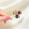 Broche de Trébol Broche de Alta Gama Exquisito Lujo Ligero Pin de Solapa Accesorio para Ropa Hebilla Ornamentada Cincha de Cintura Broche para Hombres y Mujeres
