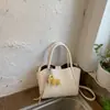 Bolsa transversal grande capacidade feminina 2026 primavera novo lançamento texturizada para trabalho de ombro único transversal bolsa estilo balde estilosa