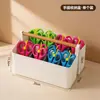 Cesta de Almacenamiento BNBS con Múltiples Compartimentos para Tijeras para Manualidades Preescolares, Caja de Almacenamiento Portátil para Clasificar Cúter y Pinceles
